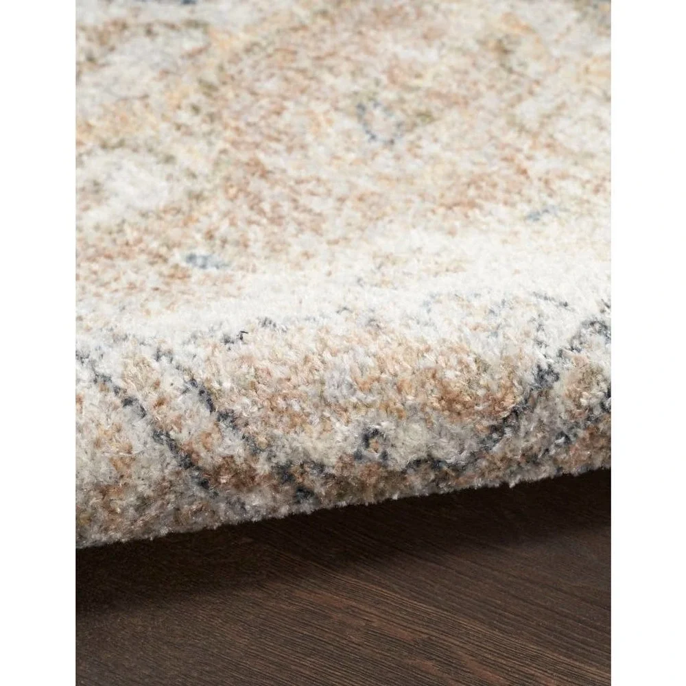 Nourison Home Astra Machine Washable Beige Collection 2X4 SKU ASW12BEIGE